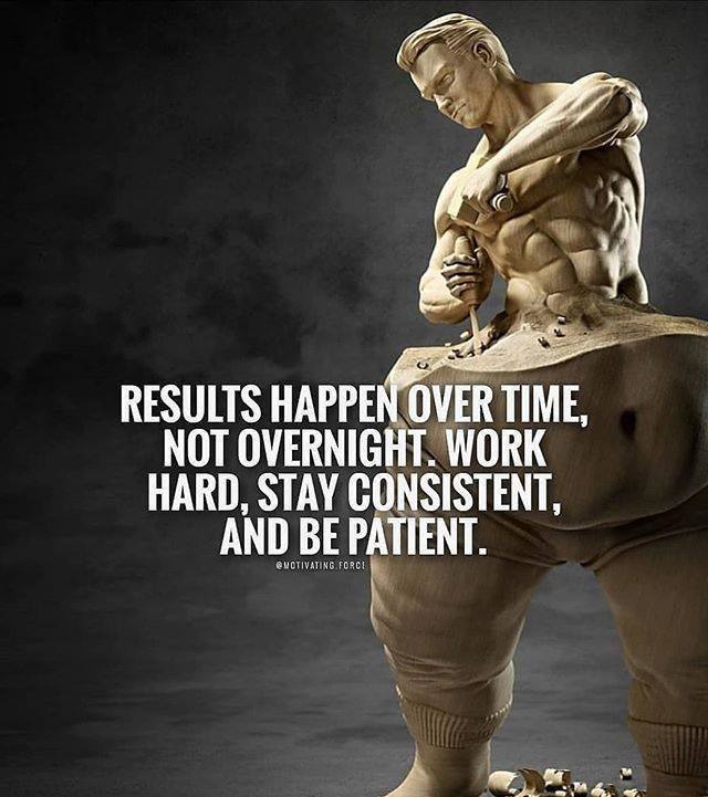 Results Don’t Happen Overnight