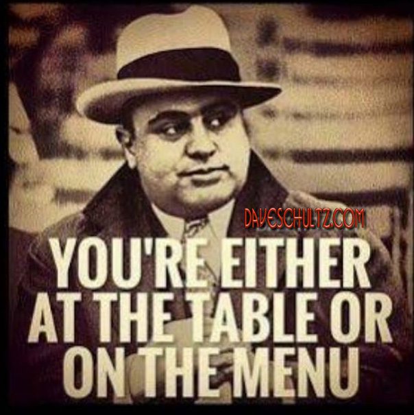 You’re Either At The Table