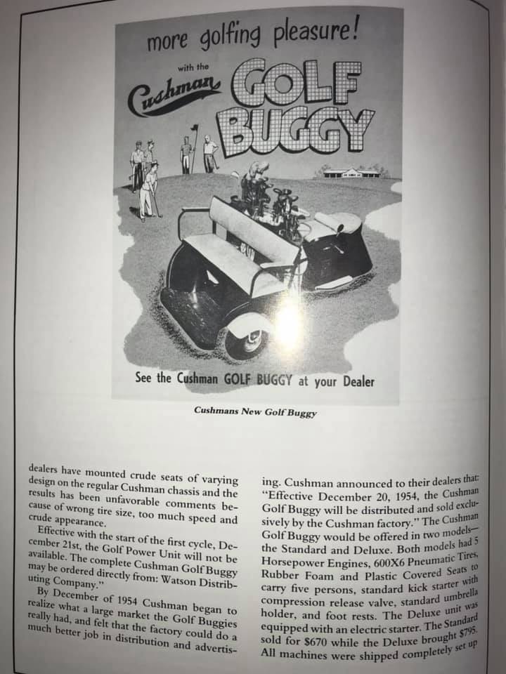 1949 Cushman Golf Buggy