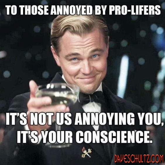 To those annoyed by pro-lifers
