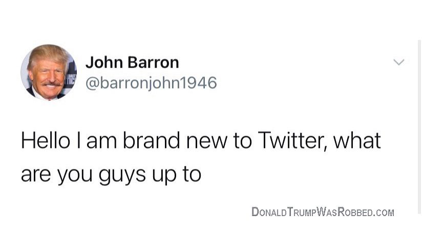 Trump’s New Twitter Account