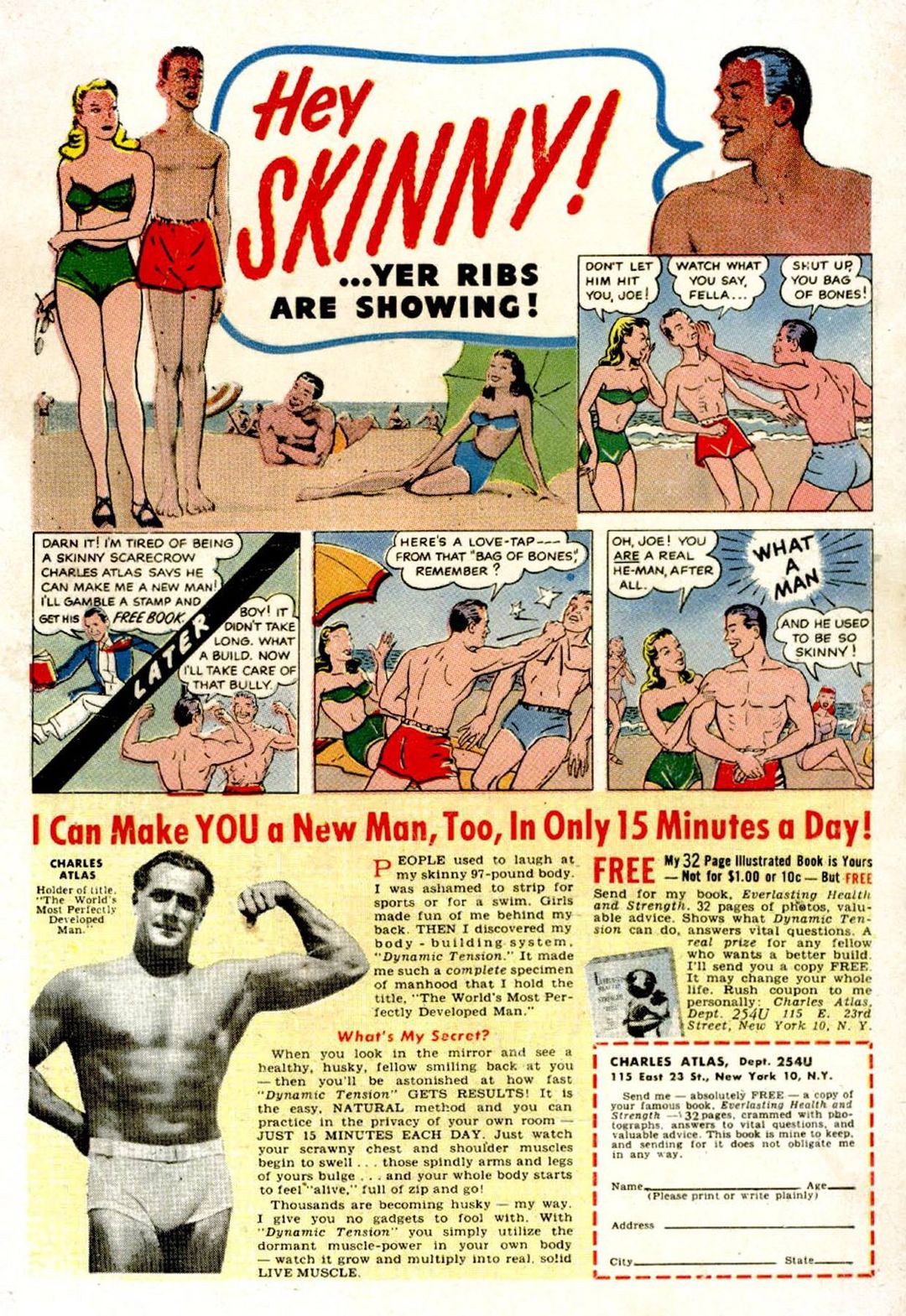 Who Remembers Charles Atlas Ads in Comix?