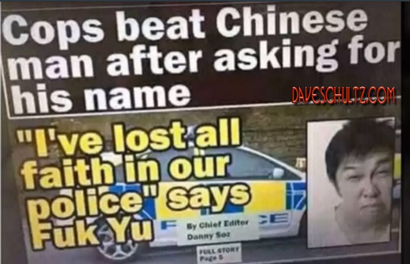 Cops Beat Shit Out Of Chinese Man
