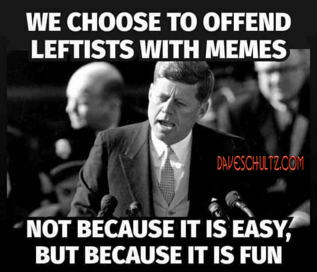 We Choose To Offend Leftist With Memes