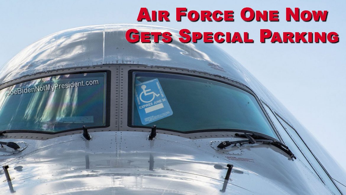 Air  Force One Gets Handicapped Parking