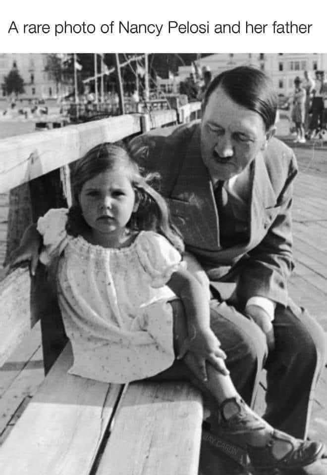 Old Photo of Nancy Pelosi & Her Dad
