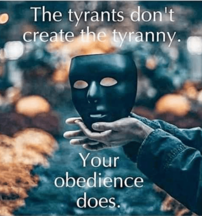 Tyrants don’t create the tyranny