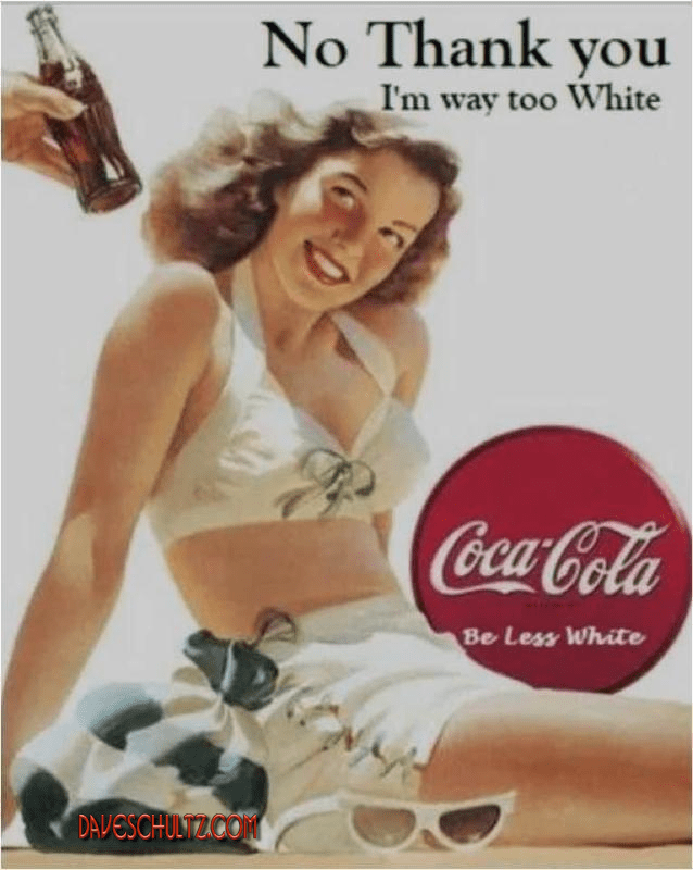 No Thanks – I’m Way Too White For Coke