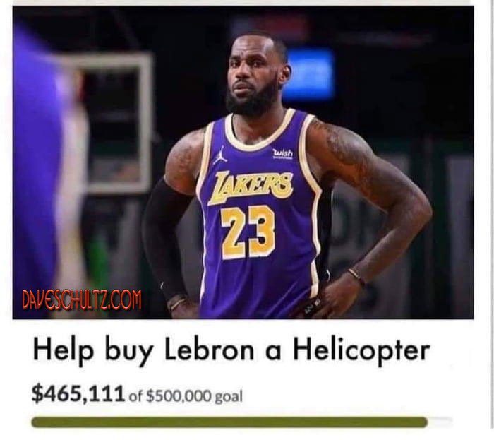 Gofund Me Account Started To Buy Lebron a Helicopter