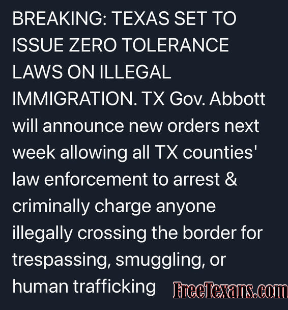 Texas Has A Plan To Chase Them Out Of Texas