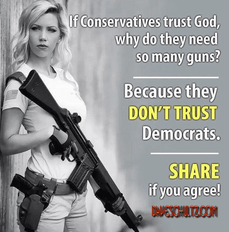 Why Do God Fearing Conservatives Have So Many Guns?