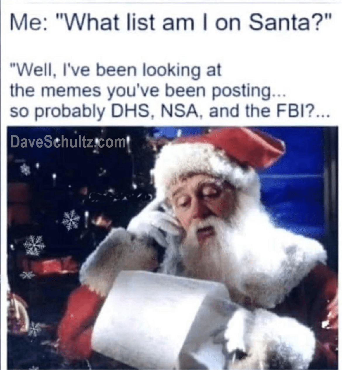 I Asked Santa What List I Was On