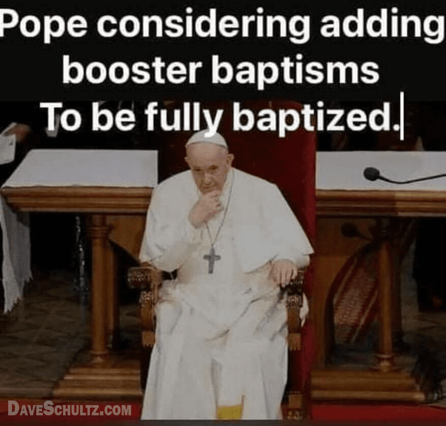 Catholic Church Considering Booster Baptisms