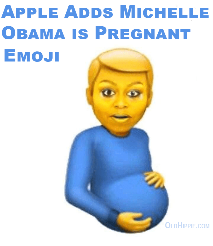 Apple Adds “Pregnant Michelle Obama” Emoji