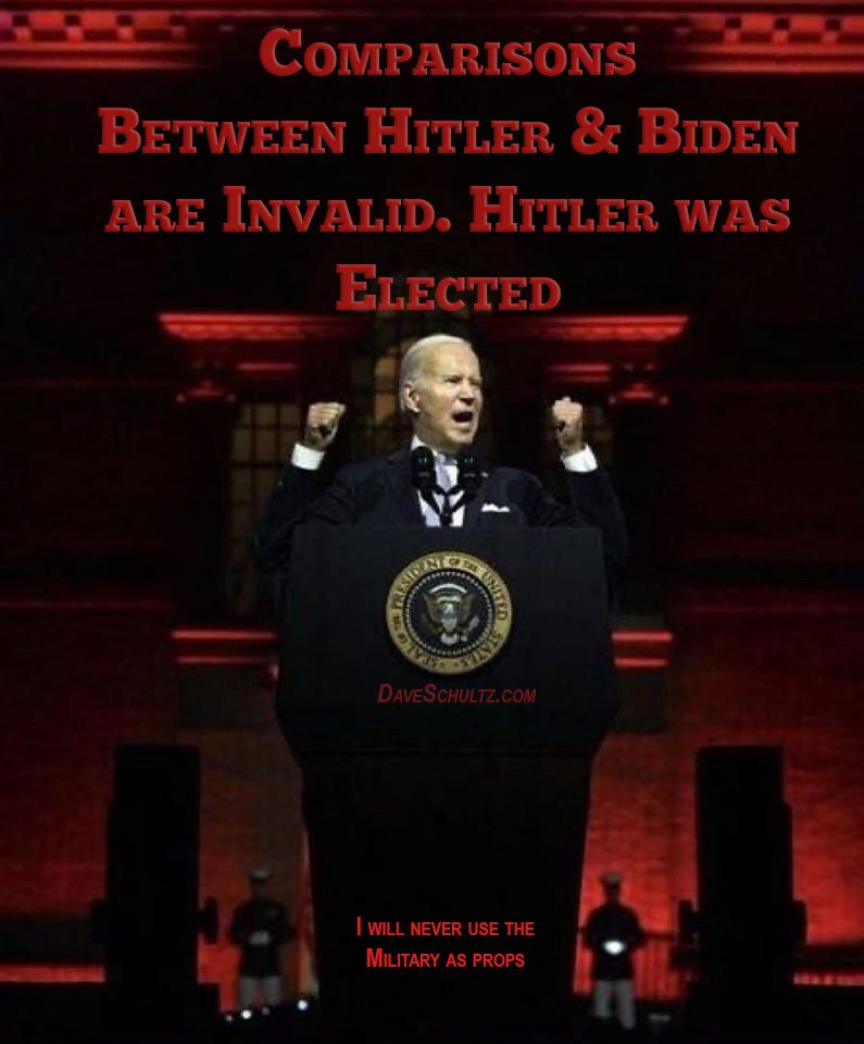 Comparing Hitler to Biden