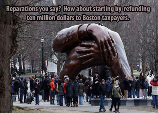 Bostonians Demand Reparations