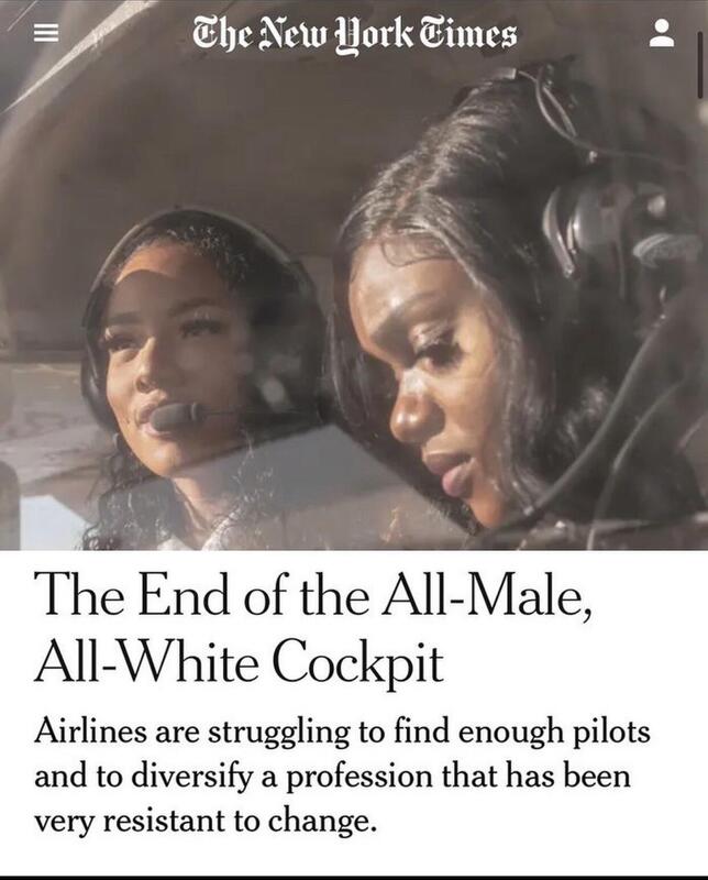 White Male Pilots are Racist