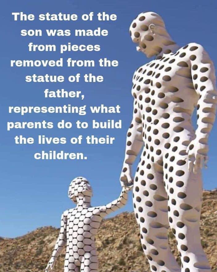 Father & Son Statue