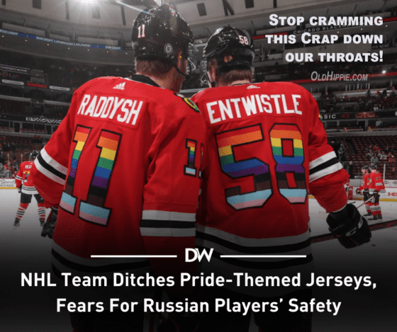 NHL Forcing Hockey Players to Wear Gay Warm Up Jerseys