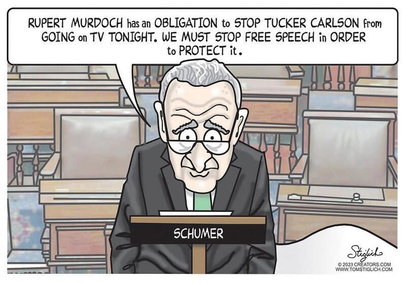 Schumer Tells Rupert Murdock to Remove Tucker