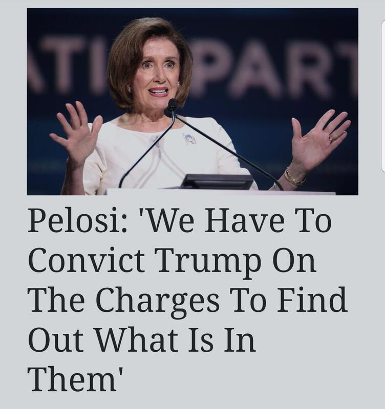 Pelosi Speaks Out on Secret Charges Against Trump