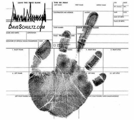 Trump’s Fingerprint Card Released